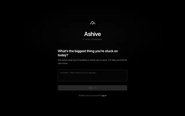 Screenshot of Ashive