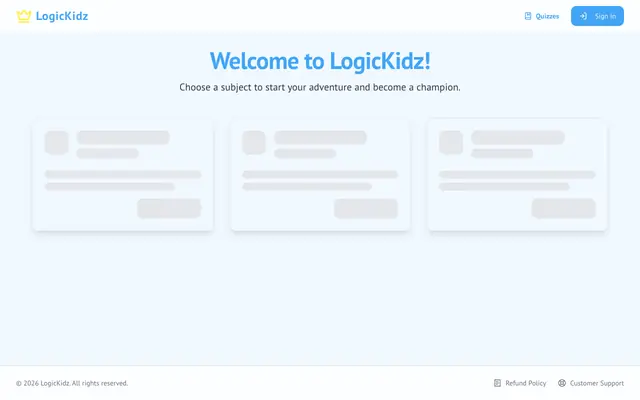 Screenshot of LogicKidz