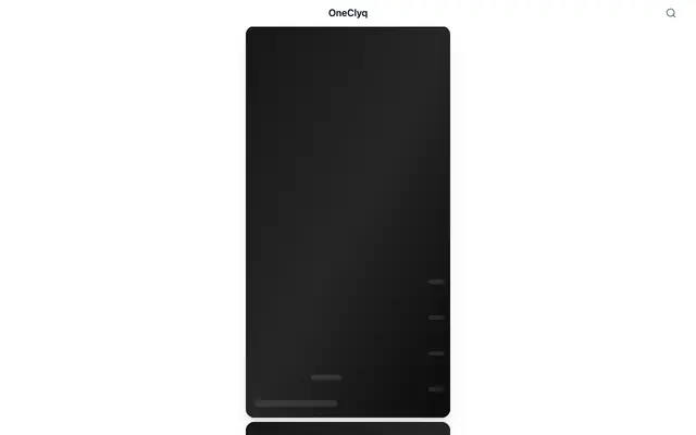 Screenshot of OneClyq - Video Microblogging
