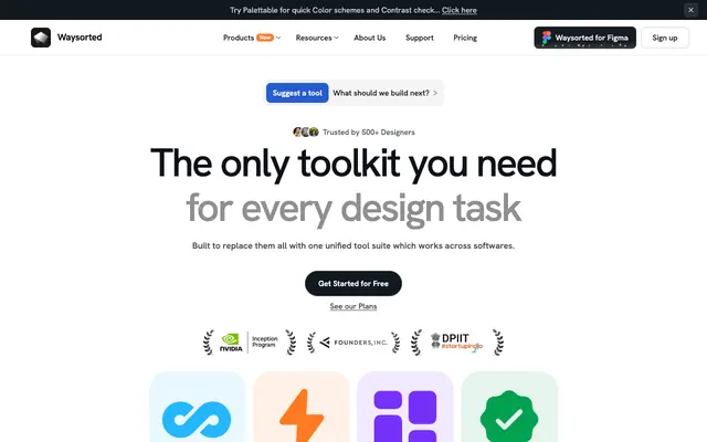 Screenshot of Waysorted - Accelerate every idea with one powerful suite