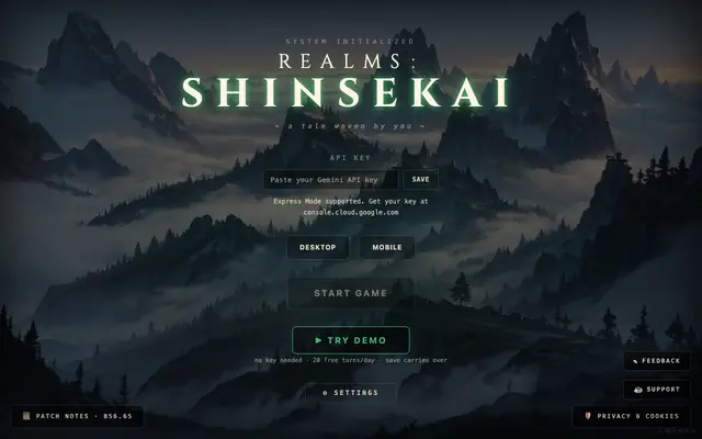 Screenshot of Realms Engine