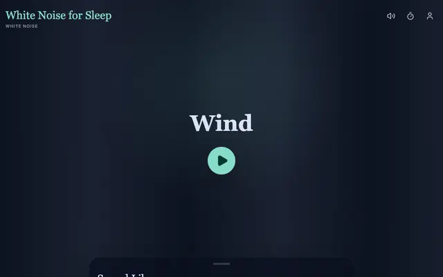 Screenshot of White Noise for Sleep | Rain Sounds, Sleep Music & Relaxing Sounds