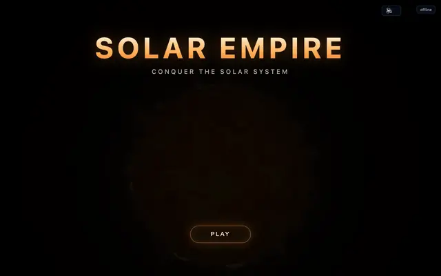 Screenshot of Solar Empire — prototype