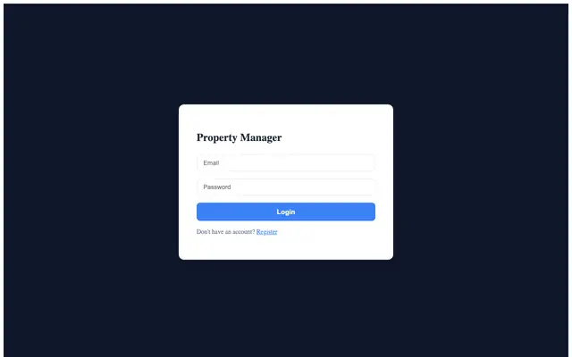 Screenshot of client
