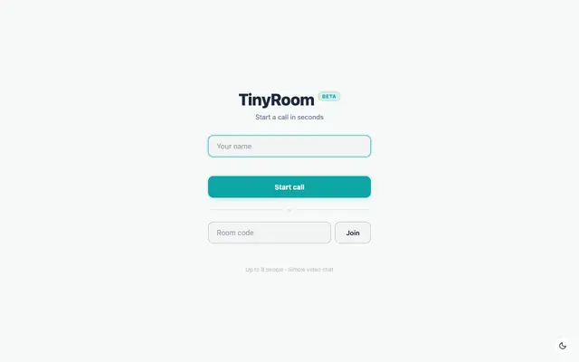 Screenshot of TinyRoom - Video Chat