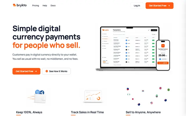 Screenshot of DropPay - Get Paid Worldwide with XRP Payments