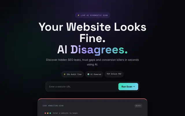 Screenshot of siteroast-ai