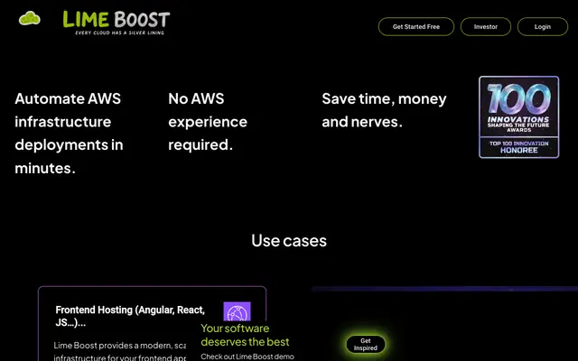 Screenshot of Lime Boost