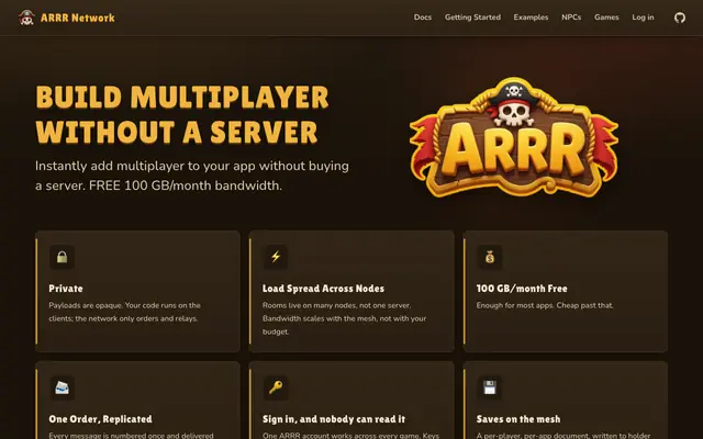 Screenshot of ARRR