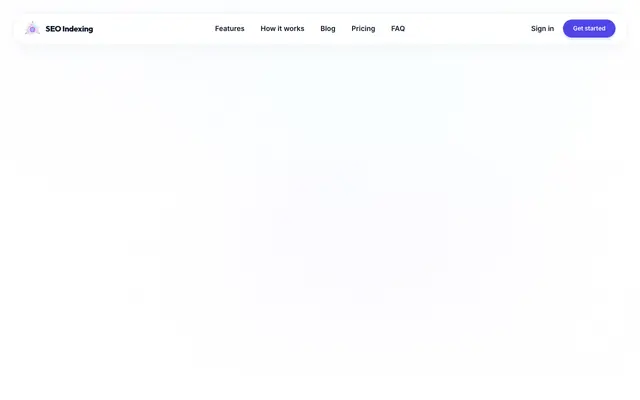 Screenshot of SEO Indexing | Bulk Index + Index Checker