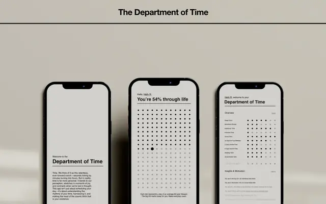 Screenshot of The Department of Time