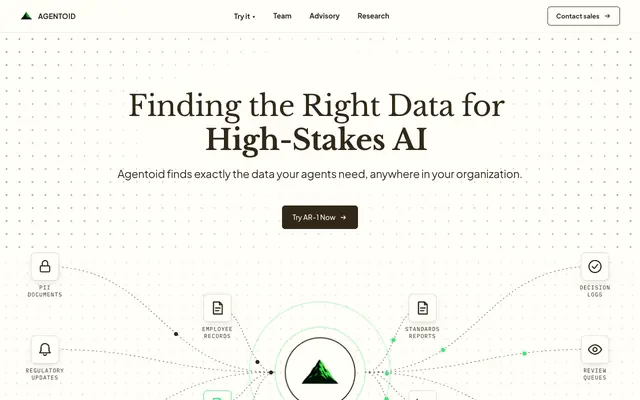 Screenshot of Agentoid