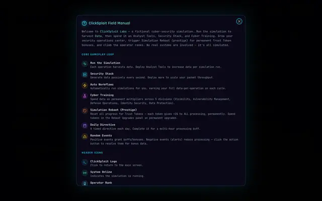 Screenshot of ClickSploit