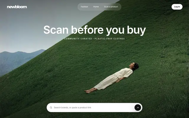 Screenshot of New Bloom — Non-Toxic Fashion & Home Brand Directory