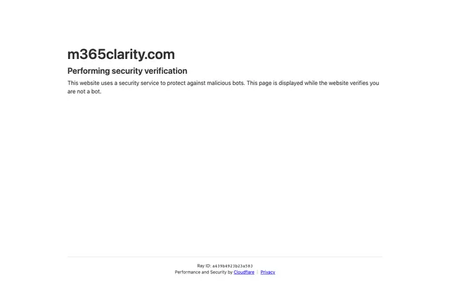 Screenshot of M365Clarity — Microsoft 365 Feature Visibility & Adoption Tool