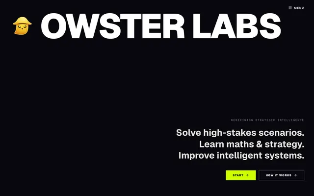 Screenshot of OwsterLabs – Mission-Based Math & Physics Learning Platform