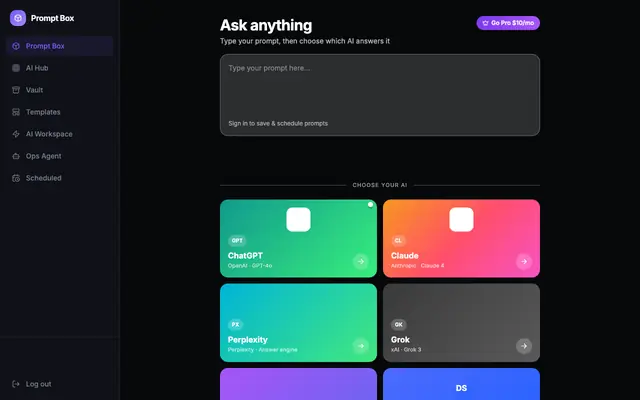 Screenshot of Prompt Box