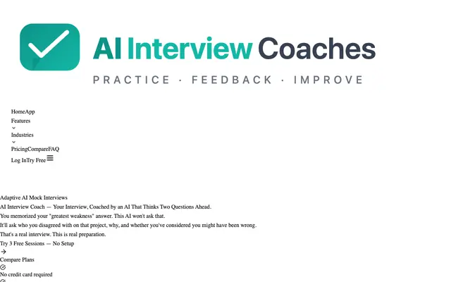Screenshot of C91 AI Interview Coach