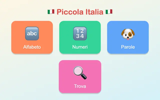 Screenshot of Piccola Italia 🇮🇹