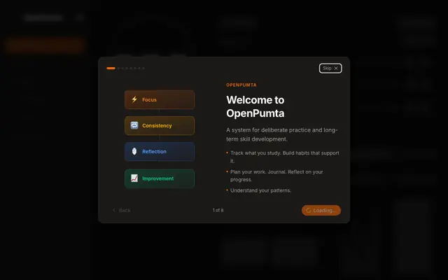 Screenshot of openPumta | The Ultimate Yelpumta & Notion Productivity System