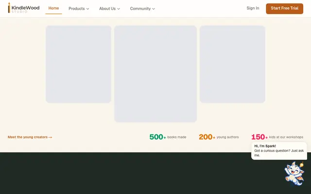Screenshot of KindleWood Studio