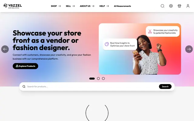 Screenshot of Vazzel - Market Place