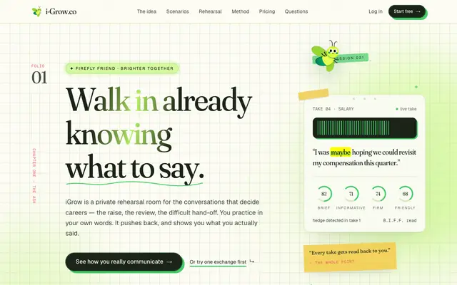 Screenshot of AI-Powered Soft Skills Training Platform for Professionals
