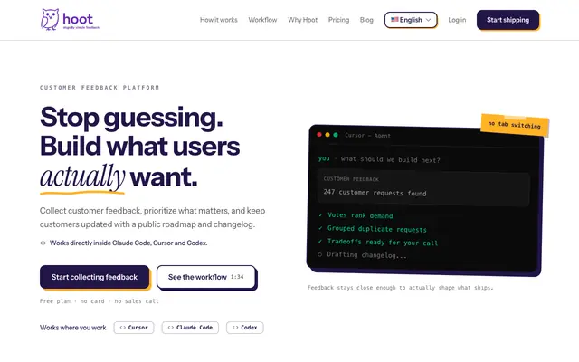 Screenshot of Hoot