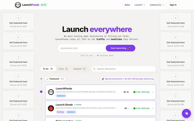 Screenshot of LaunchPanda — Launch Your Tool Everywhere