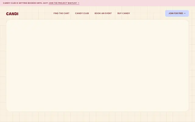Screenshot of Candi — The Swedish Candi Cart Of Your Dreams