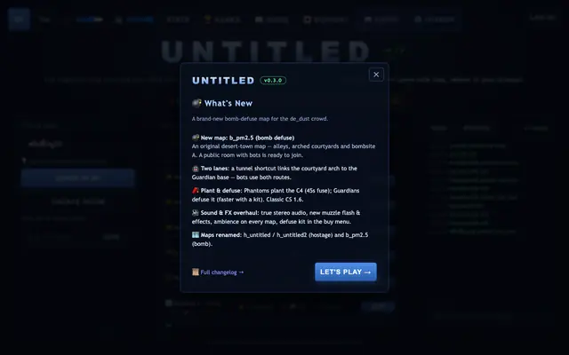 Screenshot of UNTITLED