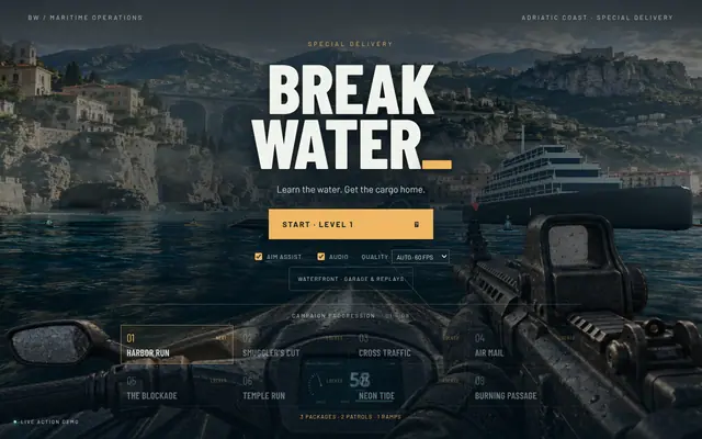 Screenshot of Breakwater — Special Delivery