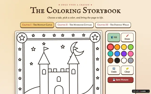 Screenshot of Color Fun — Coloring for Kids