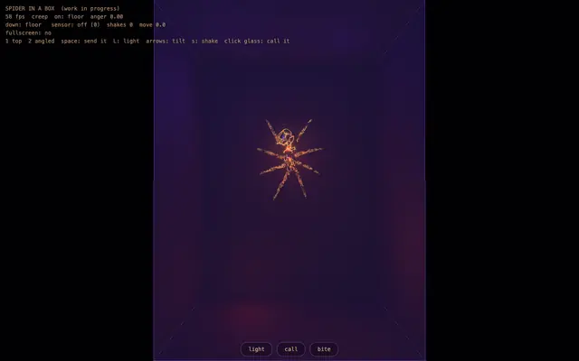 Screenshot of Spider in a Box
