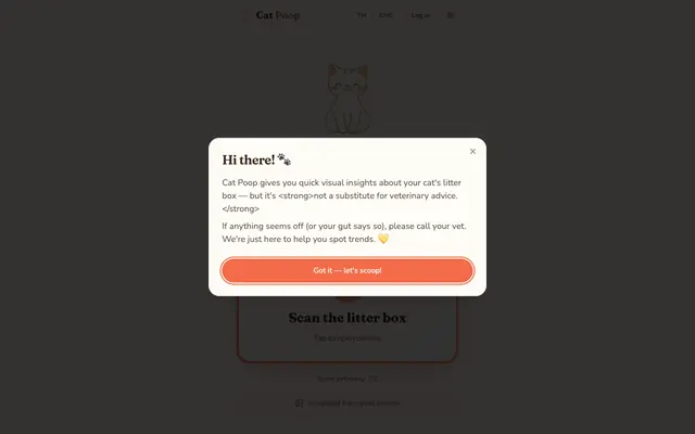 Screenshot of Cat Poop