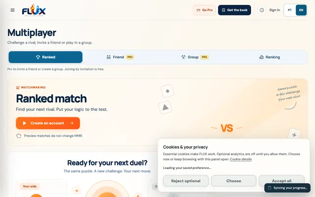 Screenshot of FLUX