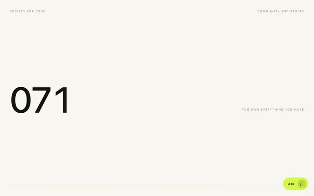 Screenshot of Society for Code | Find the people you are missing