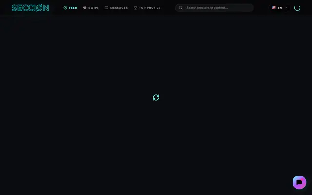 Screenshot of SECCION — AI-Powered Creator Platform | 90% Payout, AI Copilot & DRM Protection