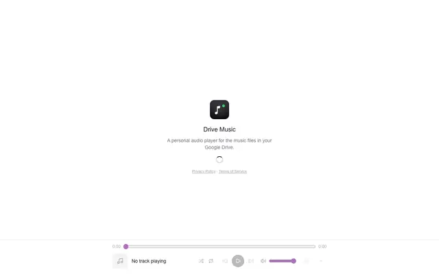 Screenshot of Drive Music