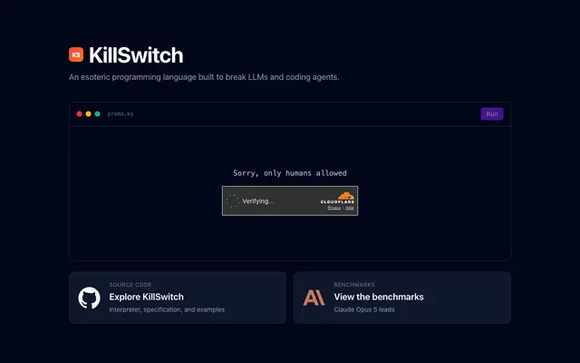 Screenshot of KillSwitch