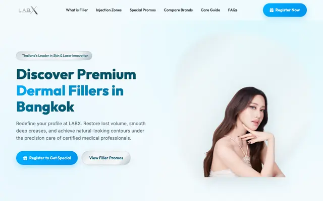 Screenshot of Premium Botox in Bangkok