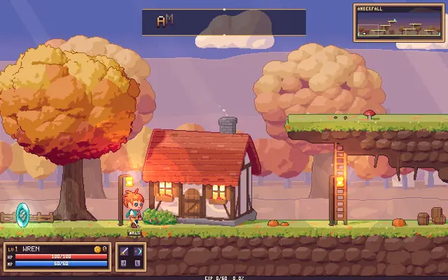 Screenshot of Amberfall Hollow