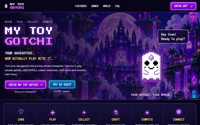Screenshot of My Toy Gotchi — Your little companion