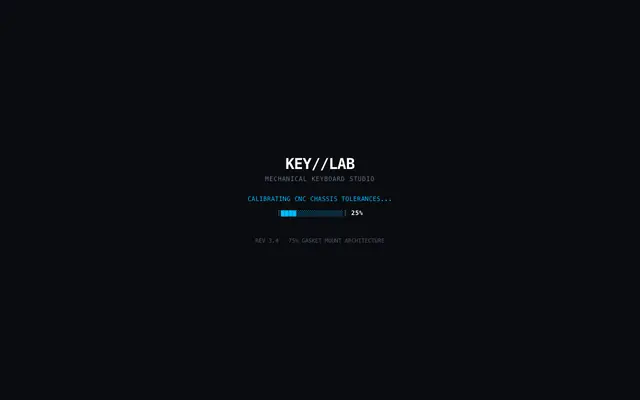 Screenshot of KEY//LAB Mechanical Keyboard Studio
