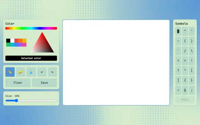 Screenshot of Drawing Board