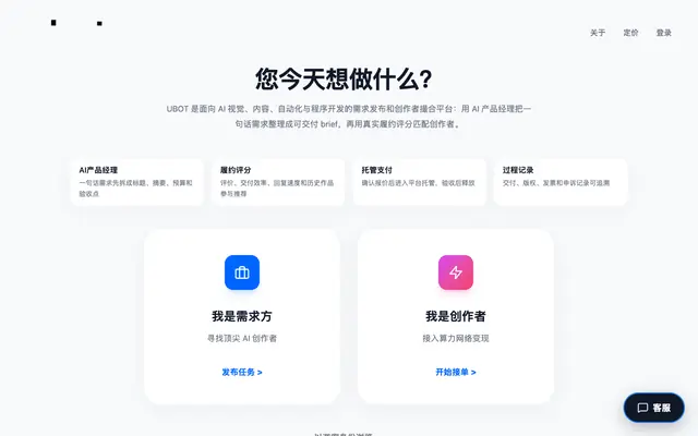 Screenshot of UBOT