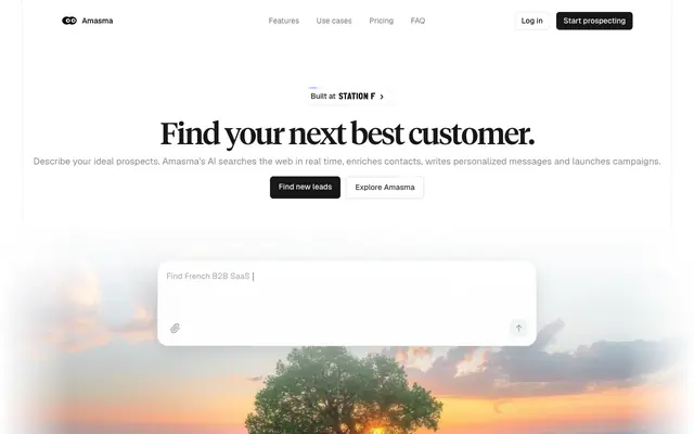 Screenshot of Amasma | Find Your Next Best B2B Customer