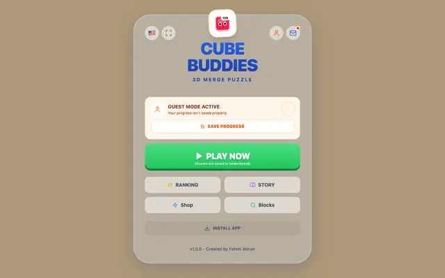 Screenshot of Cube Buddies
