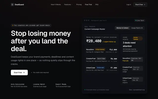 Screenshot of DealGuard - Protect Yourself From Online Deals & Scams