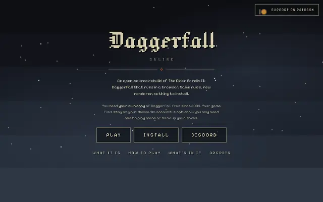 Screenshot of Daggerfall Enhanced